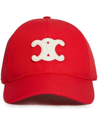 celine red hat|celine cap women.